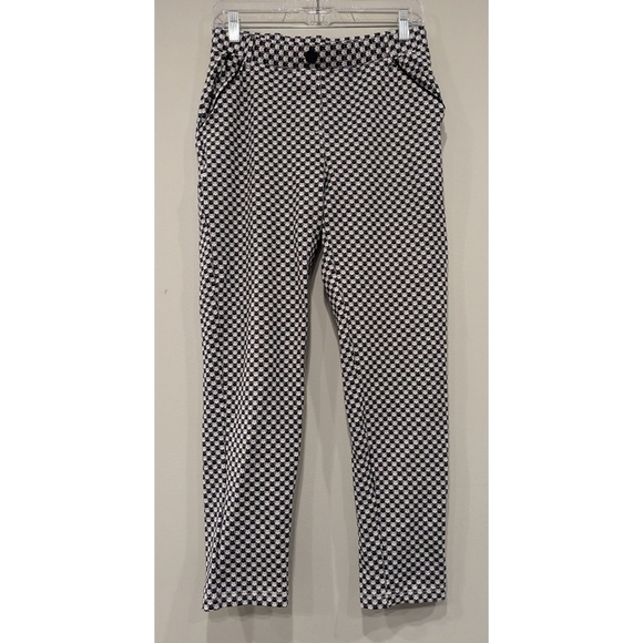 Betabrand Straight Leg Dress Yoga Pants in Catstooth Cat Print Size Medium - Picture 1 of 7